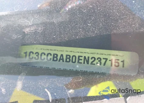 2014 Chrysler 200 Lx z USA, uszkodzony, nr VIN 1C3CCBAB0EN237151